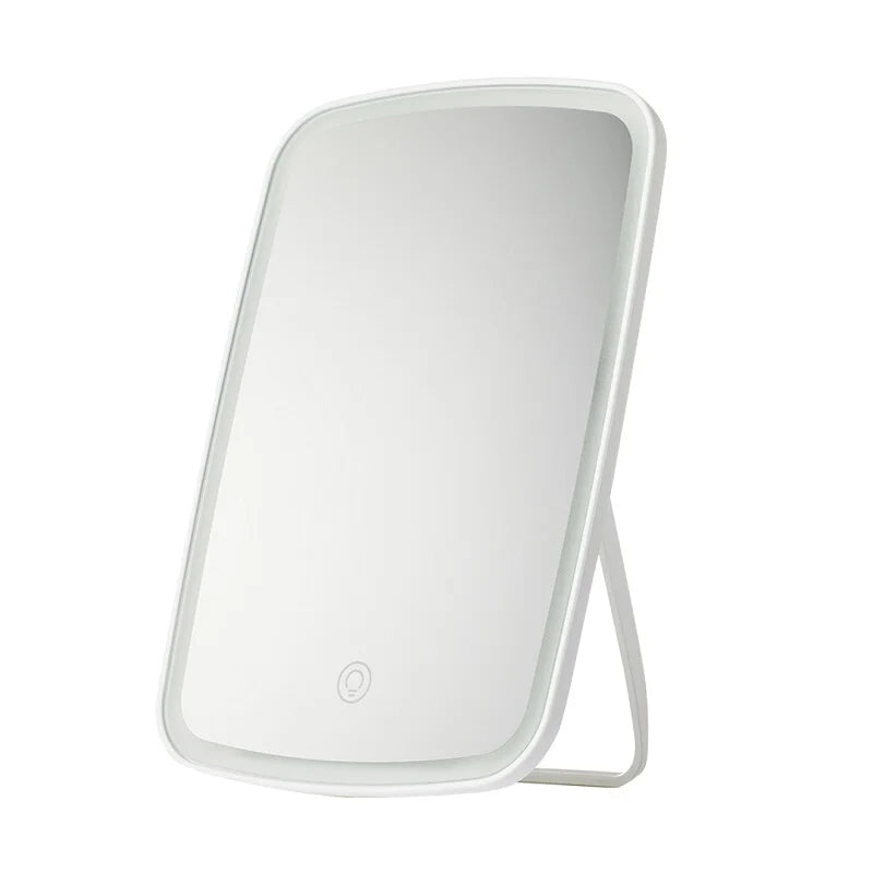 Jordan Judy Led Light Mirror Intelligent Makeup Mirrors Portable Rechargeable Desktop Touch-Screen Mirror