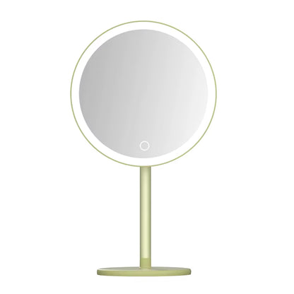DOCO Makeup Mirror Mini Desktop LED Light High Quanlity Metal Texture Perfect for Gift Giving
